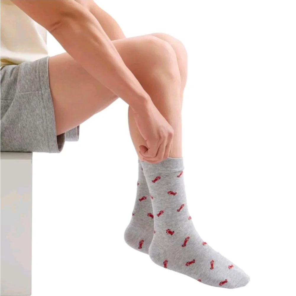 Racing Car Socks - Funny F1 Socks - F1 Gift for Men - 1 Pair Size 9-12 Grey